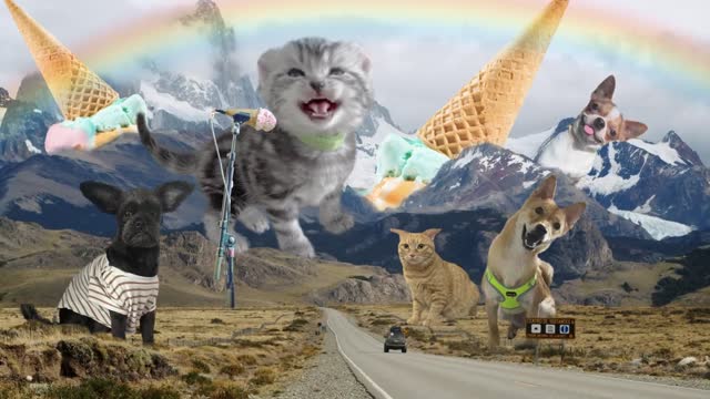 The cat wants to hear the cat song