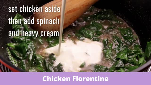 Keto Chicken Florentine Recipe | Keto Diet Easy Meals for Beginners