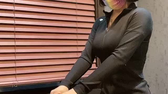 Girl Rocked By a Buffalo Machine