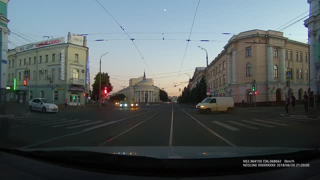 Speedy Driver Hits Police Car