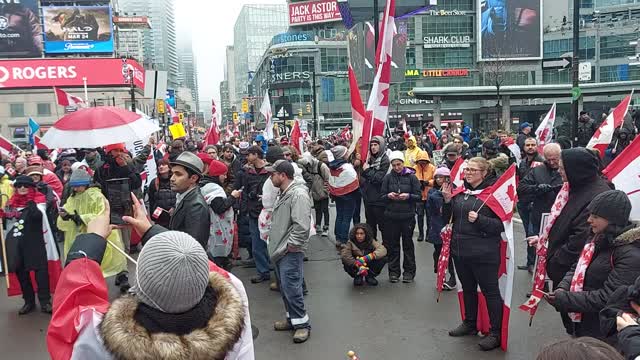 Freedom in Canada for EVERYONE!!! Toronto Protest March 19