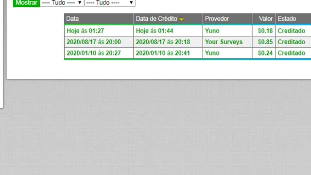 neobux ganhos extraordinarios pesquisas points 1.27