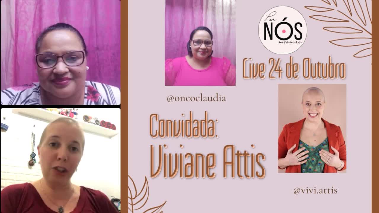 #Live Por NÓS Mesmas | Como Superei o Diagnóstico de Câncer e Como Estou Hoje | 24 de Outubro