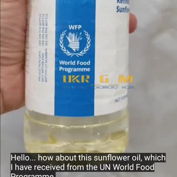 🤦‍♀️ Ukrainians receive UN humanitarian aid... from their own country.