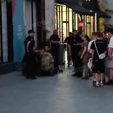 The Ukrainian Zelensky regime abducts a citizen for conscription. Odessa