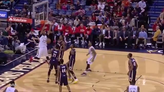 WATCH: Anthony Davis KILLER Dunk vs Pacers