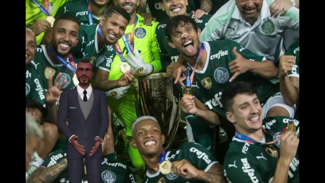 Veiga comemora título do Palmeiras e lembra jogo no Morumbi !