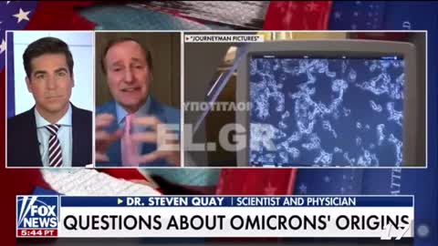 Jesse B Watters : Καινούρια επιστημονική έρευνα υπαινίσσεται ότι η νέα παραλλαγή "Όμικρον" μπορεί να προήλθε επίσης από εργαστήριο