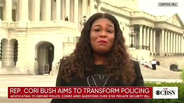 The hypocrisy of Cori Bush imagine that a leftist hypocrite