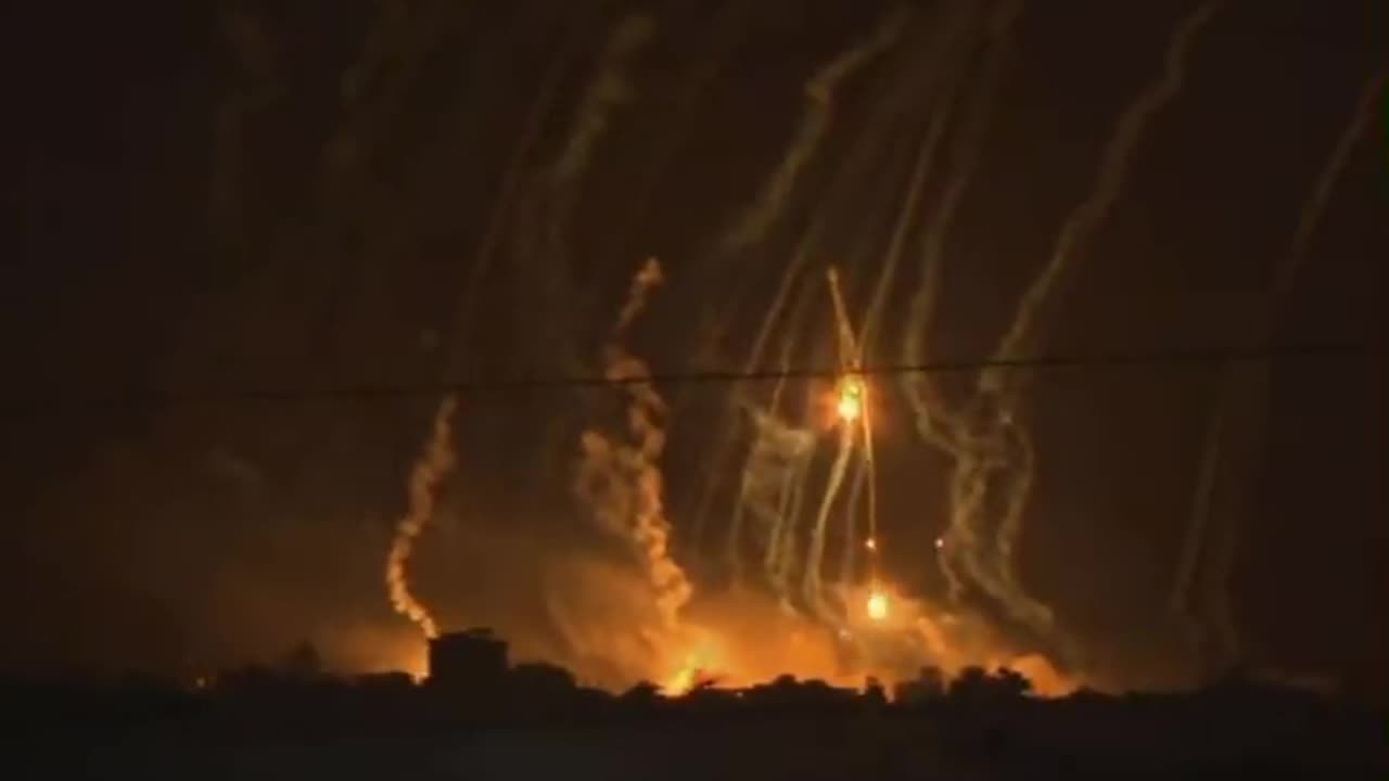 Gaza skyline right now