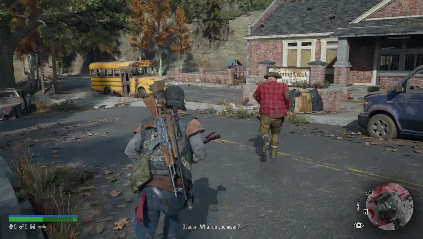 Days Gone - Iron Mike & Deacon Headed To Old Federal Building Gameplay