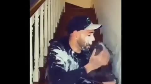 What a fright ,Dog 🤣🤣🤣🐕🐕🐕🐕🐕🐕