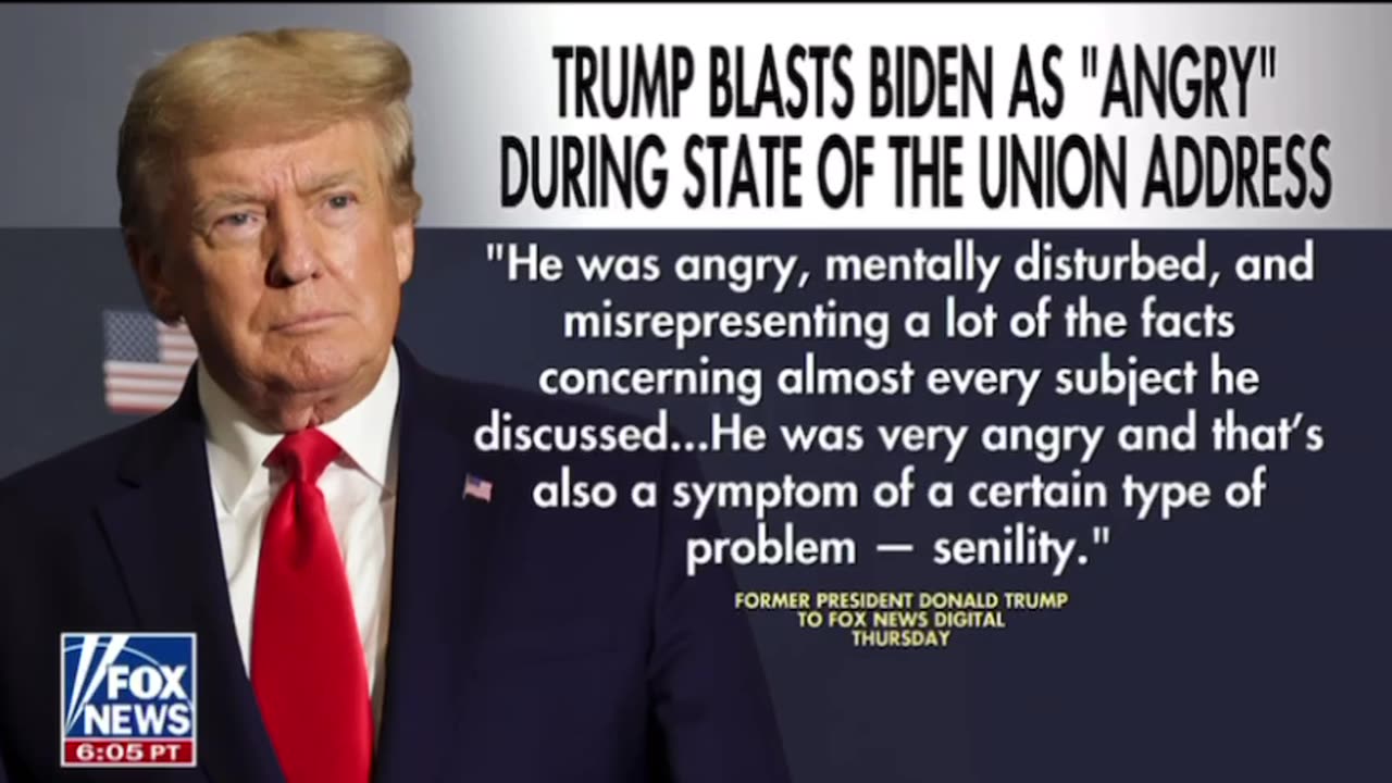 Trump REACTS to Biden's address in SOTU