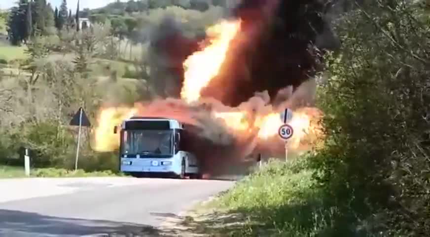 Burning Bus- LNG or Electric?