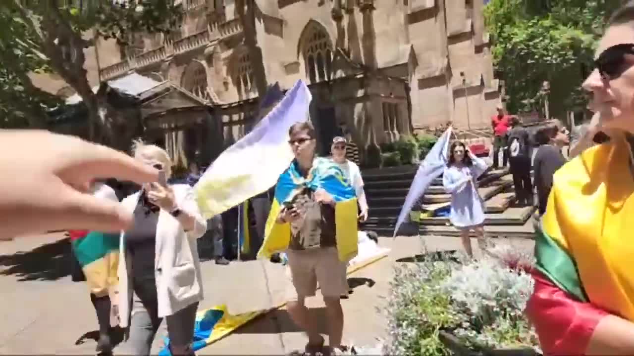 @AussieCossack was attacked by an assailant who grabbed his right arm.