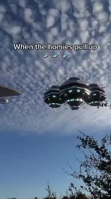 WHEN THE HOMIES PULL UP UFO
