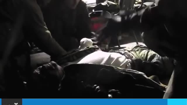 Russians Live Under Collapsed House Like Rats