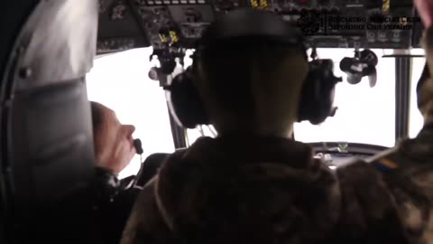 Intense Footage from Ukrainian Helicopter Pilot