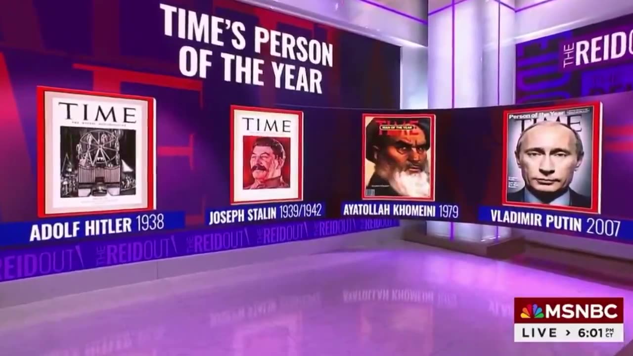 T.D.S. Joy Reid melts down over Trump winning TIME Person of the Year: