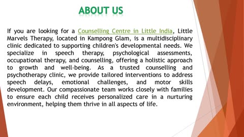 If you are looking for a Counselling Centre in Little India