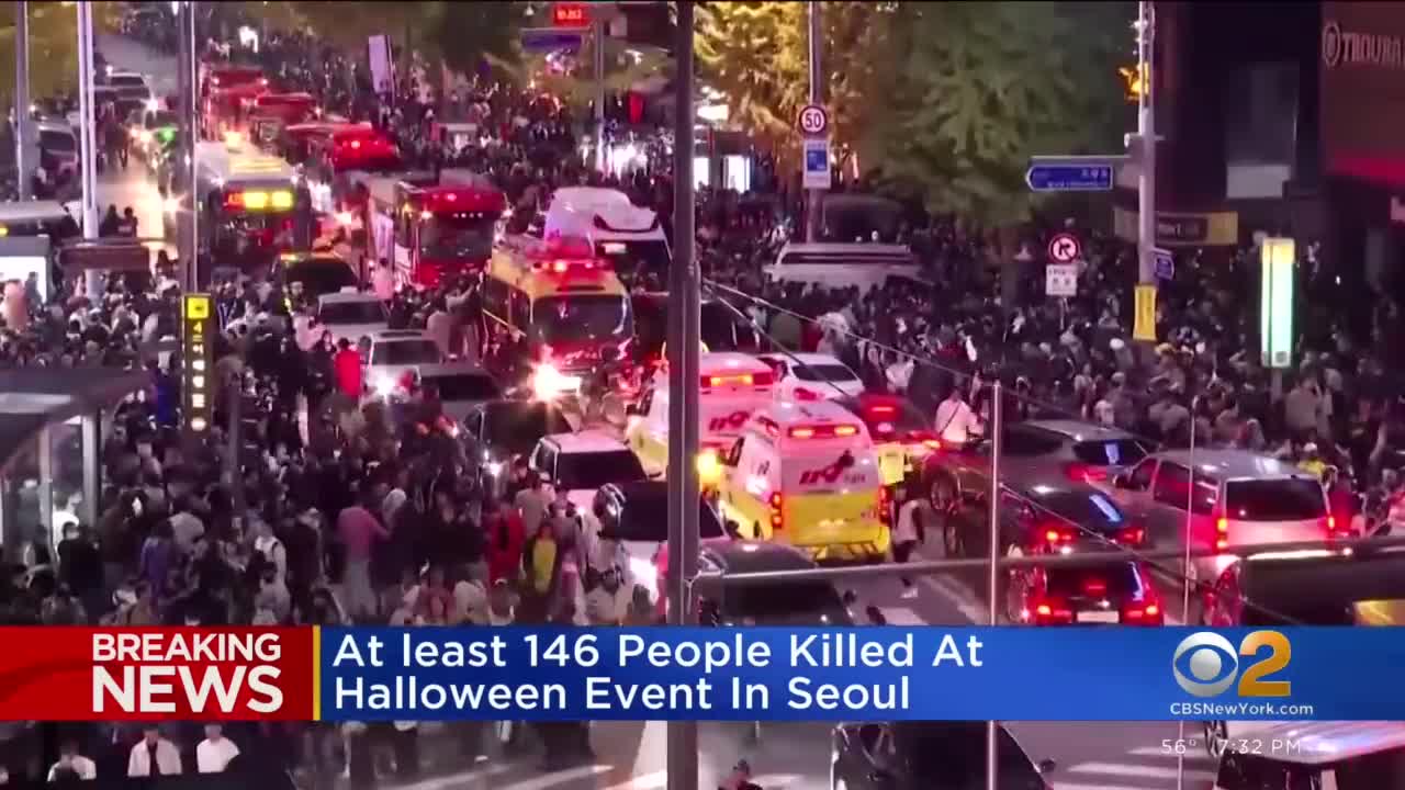 Over 100 dead, 150 hurt at Halloween event in South Korea