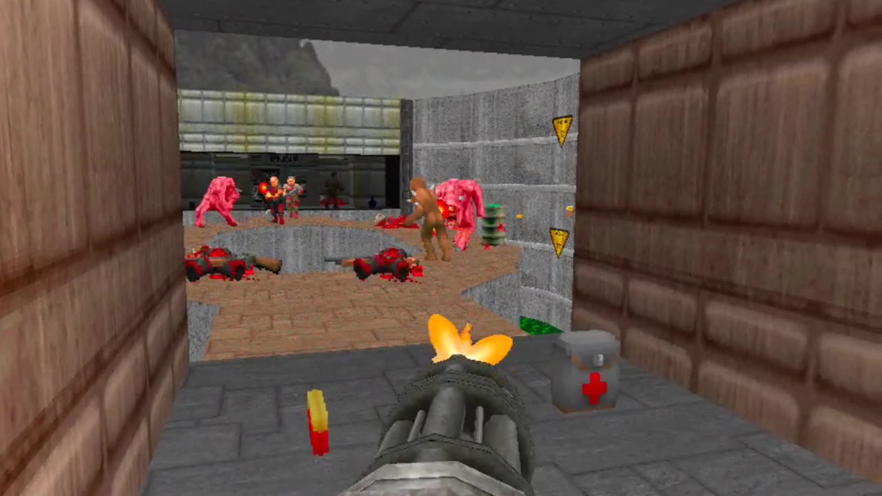 VR Doom - E1M3 Toxin Refinery - QuestZDoom