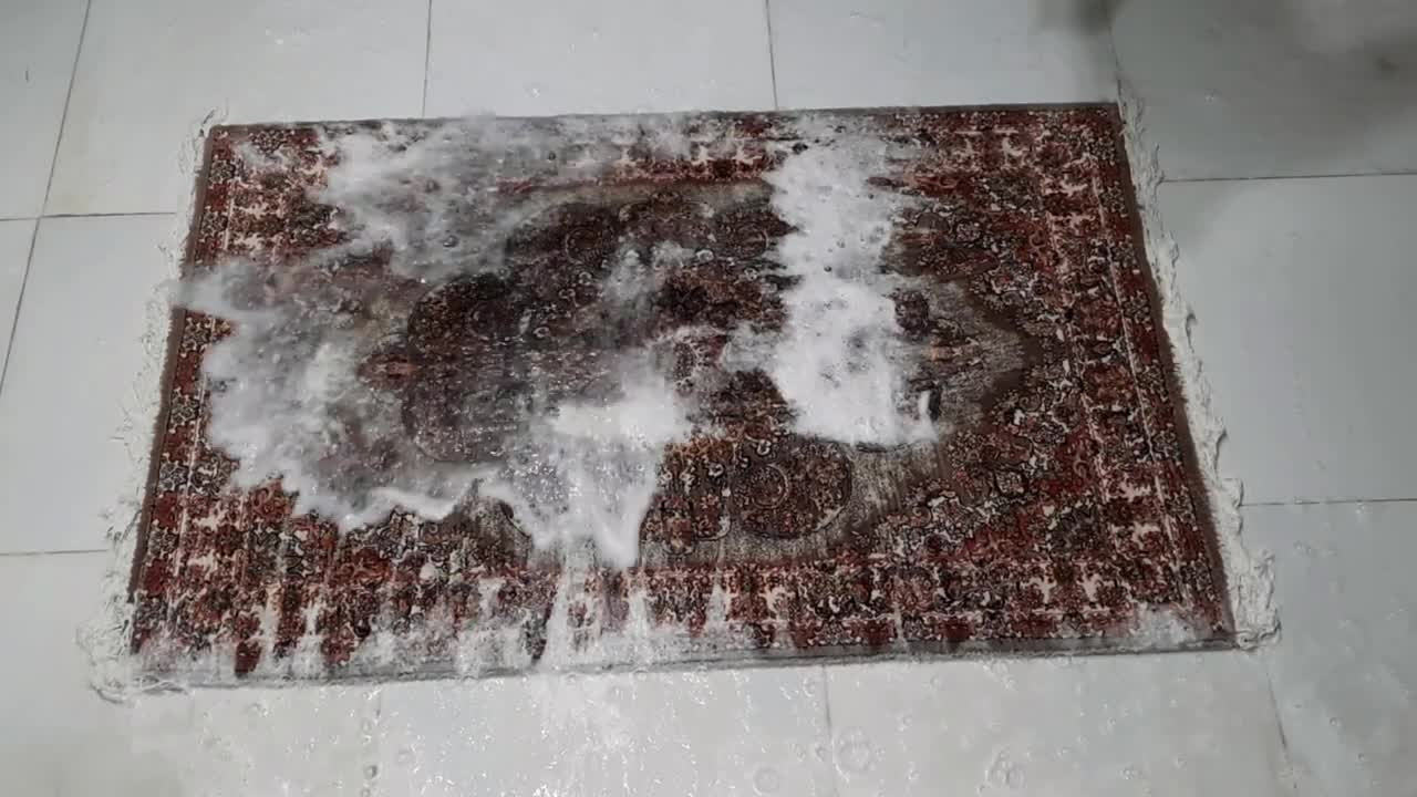 extremely dirty wet carpet cleaning satisfying rug cleaning asmr