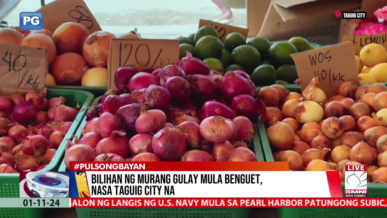 Bilihan ng murang gulay mula Benguet, nasa Taguig City na