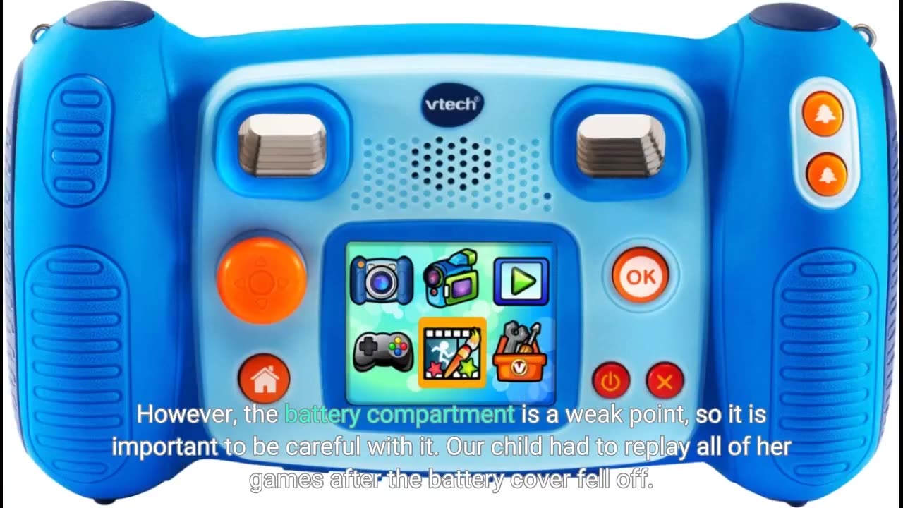 Vtech Kidizoom Kid 3 80-193644 Children's Camera, Multi-Coloured & 80-201853