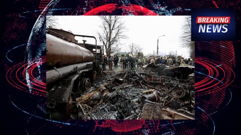 Ruined city of Bucha