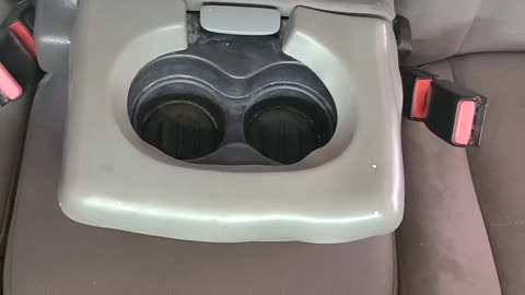 Cleaning center console and seat