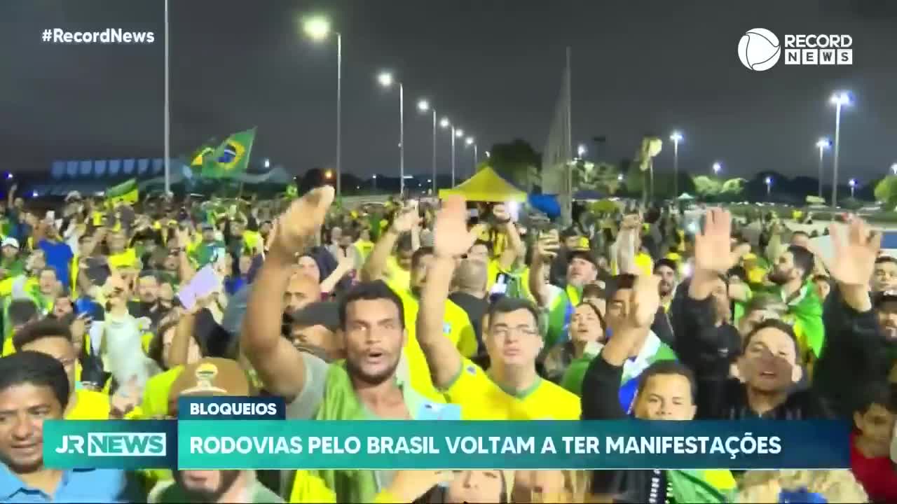 Rodovias pelo Brasil voltam a ter manifestações