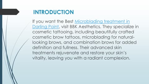 Best Microblading treatment in Darling Point