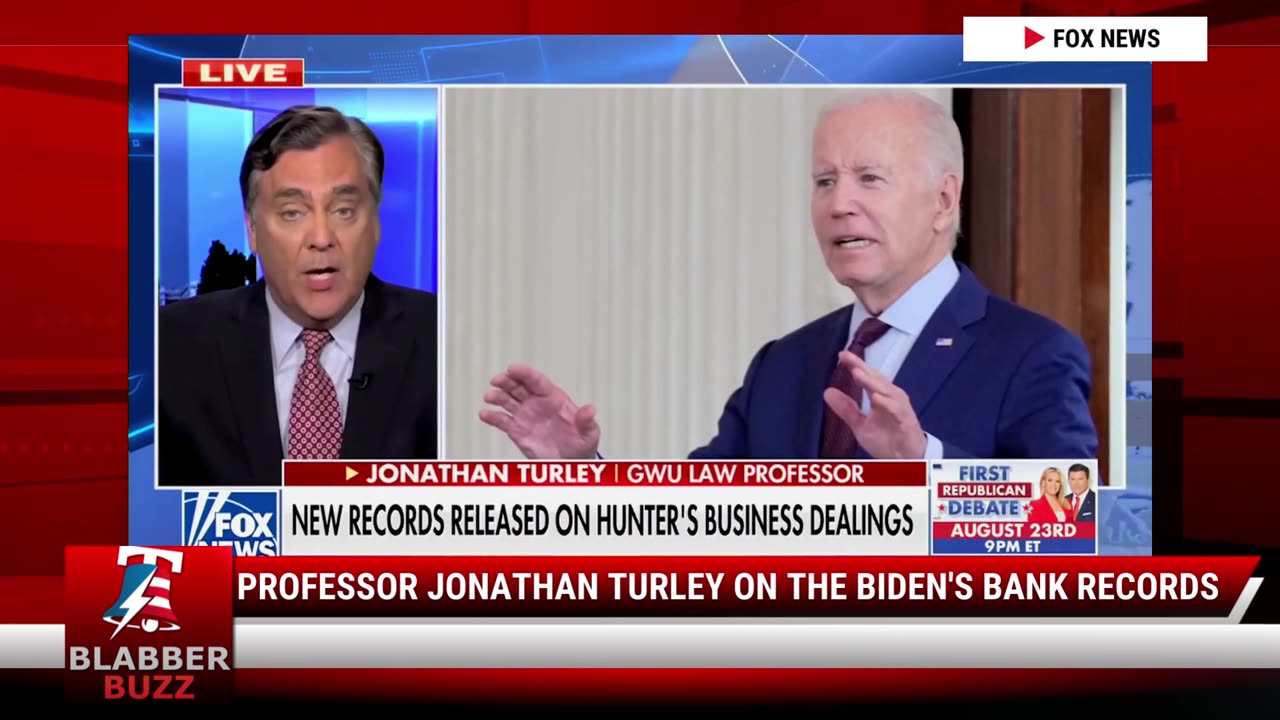 Professor Jonathan Turley On The Biden's Bank Records