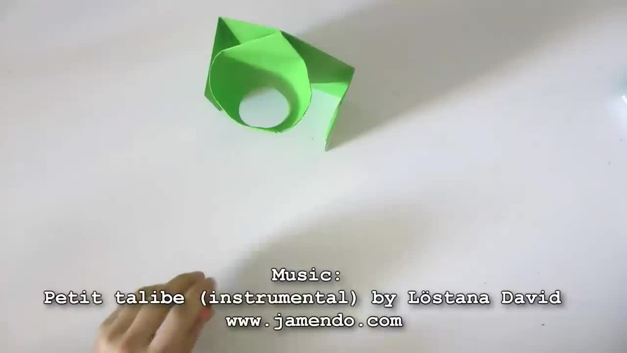 origami basketball hoop instructions