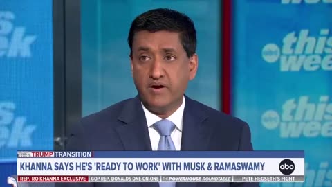 Khanna Joins Musk & Ramaswamy to Slash Defense Waste