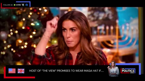 The Politics Chick: Co-host of "the view" promises to wear a MAGA hat if Hamas releases prisoners.