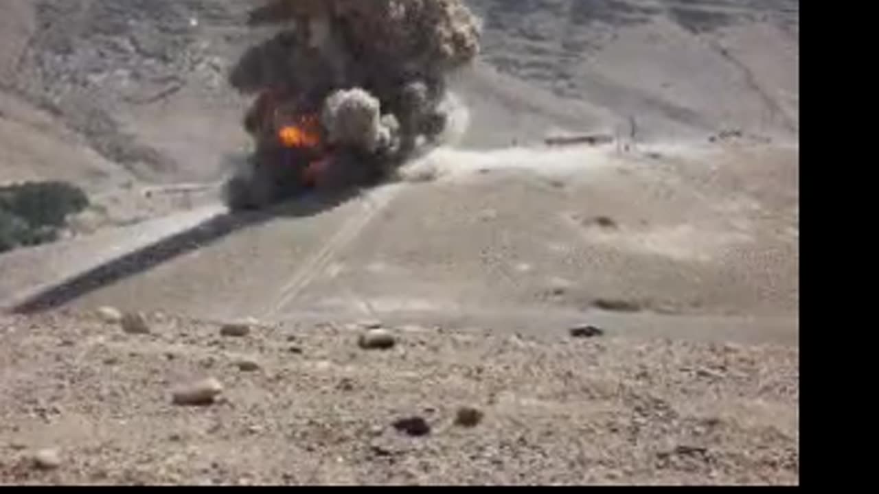 Spotter view of tank kills. Afghanistan 2004