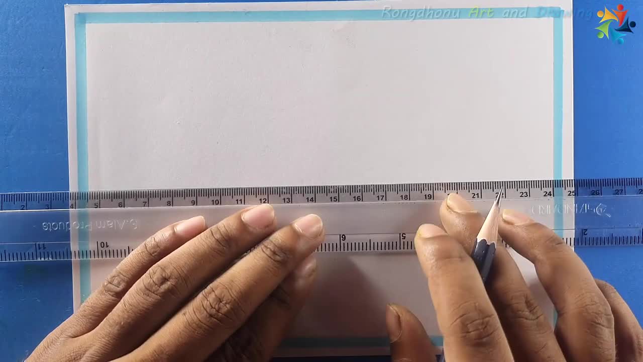How to Draw Rainbow Scenery || Rongdhonu Scenery Drawing || Painting