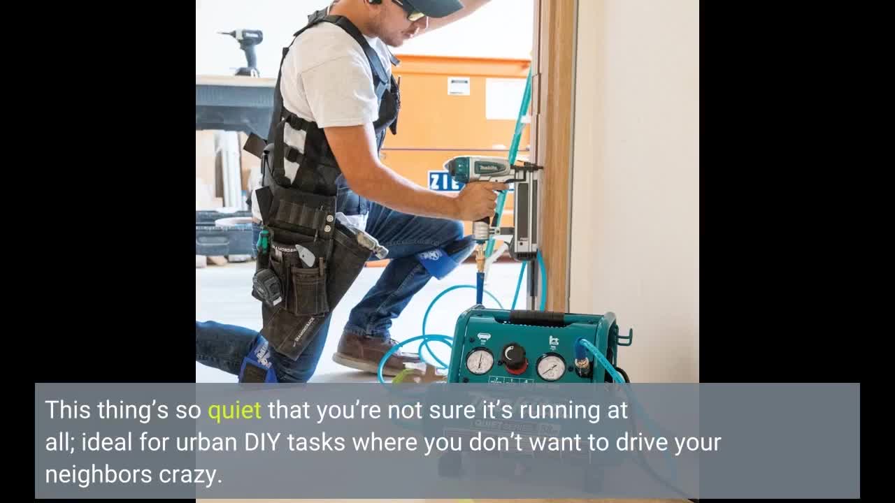 Makita MAC100Q Quiet Series 1/2 HP -Overview