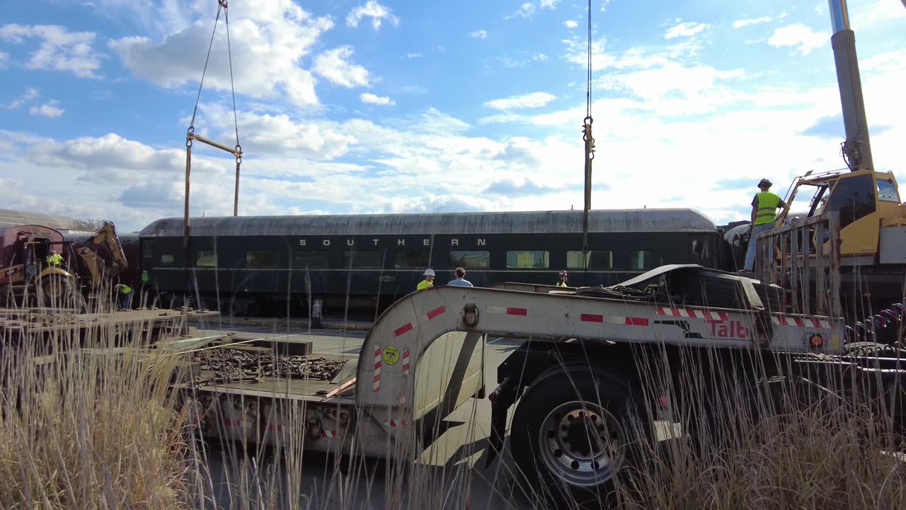 Lifting a Train Car at the Choo Choo