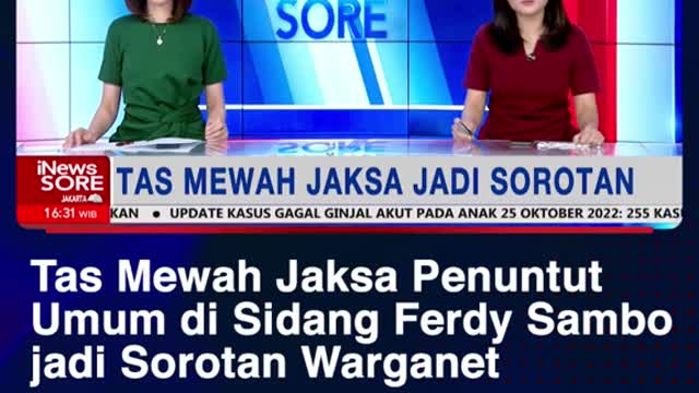 Tas Mewah Jaksa Penuntut Umum di Sidang Ferdy Sambo jadi Sorotan Warganet