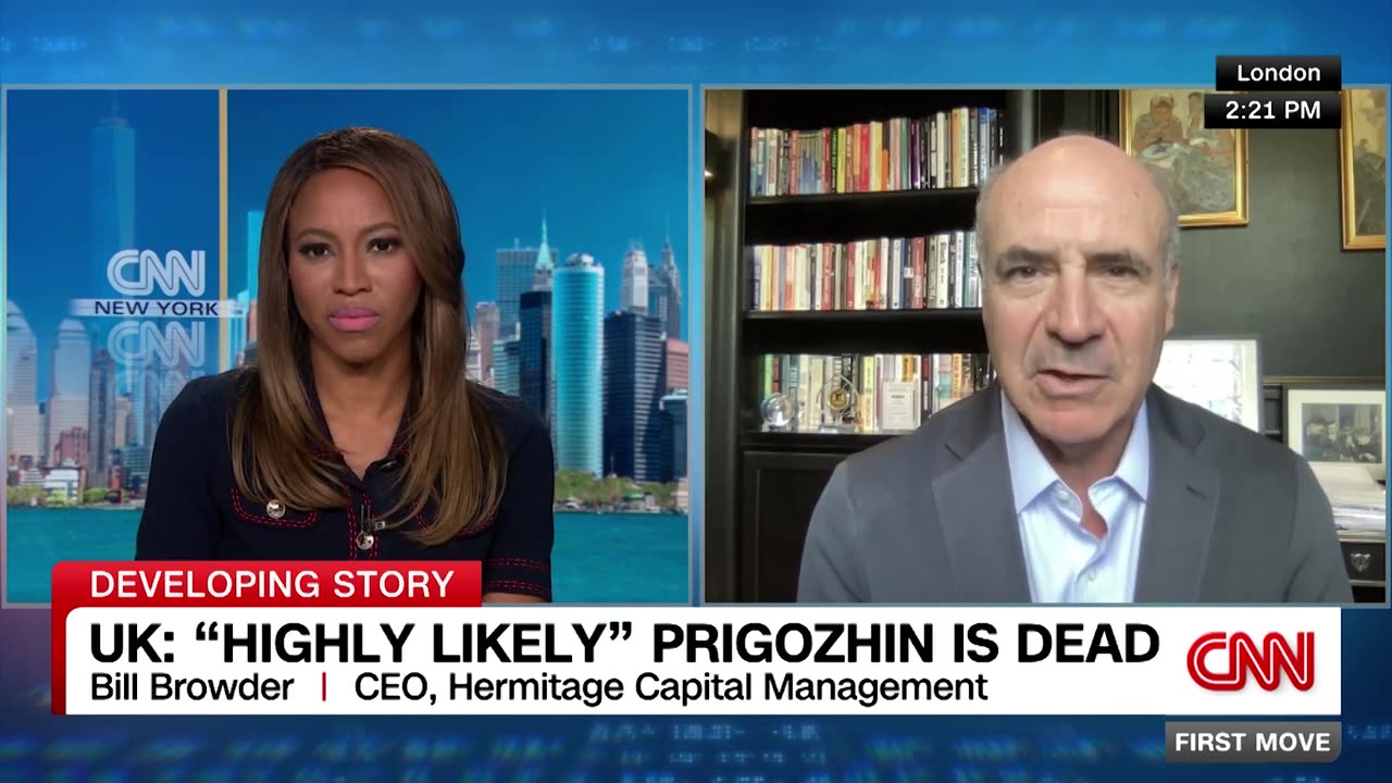 Typical mafia talk': Browder on Putin's statement on Prigozhin