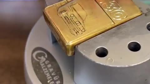 Hand engraving from a master of his craft