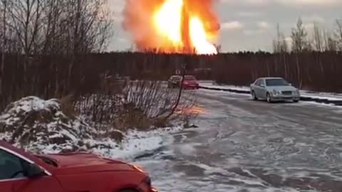 18.11.2022 Gaspipeline in Sankt Petersburg gesprengt