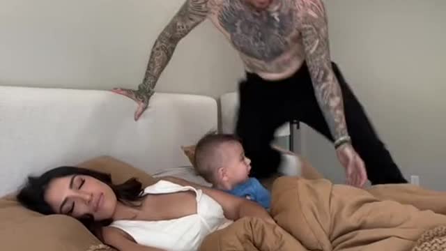 When mom wakes the whole family up with her loud farts