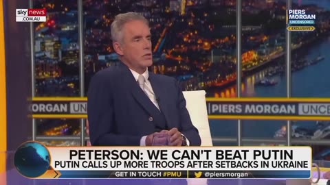 "It is naive to think Russia will lose the war," - Dr. Jordan Peterson