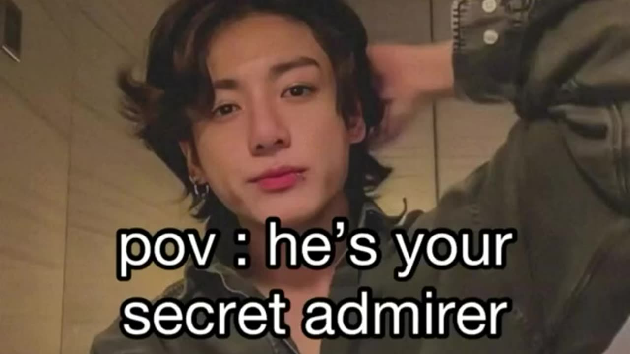 Jungkook secret admirer....