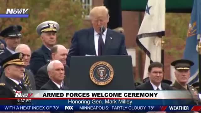 Trump’s Speech Sept 30 2019 | Ask By The Military To Run