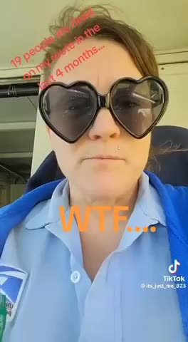 Postal worker notice a lot of people died on the whole route